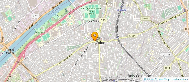 localisation de l'entreprise SARL OUAMARA  COLOMBES