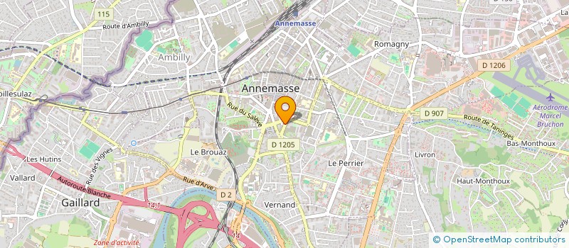 localisation de l'entreprise SARL OUARZAZAT  ANNEMASSE