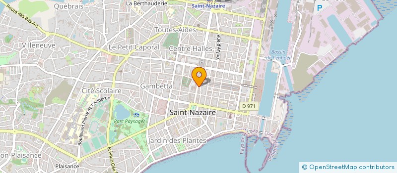 localisation de l'entreprise SARL OUAZAN ET FILS à SAINT-NAZAIRE