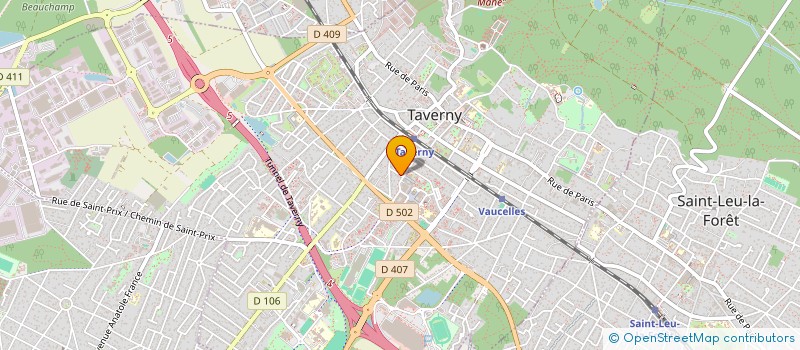 localisation de l'entreprise SARL OUAZET  TAVERNY