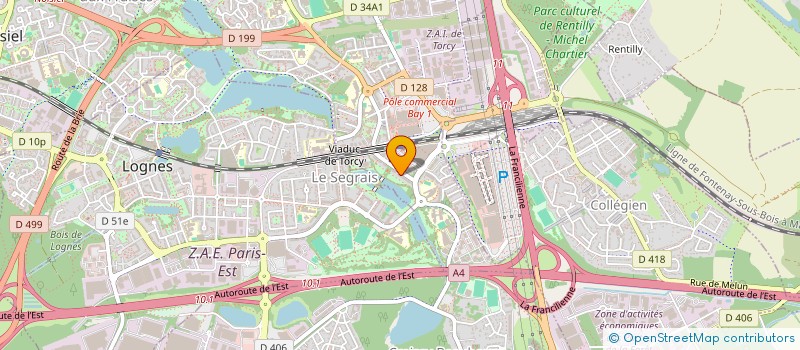 localisation de l'entreprise SARL OUDONE ENTREPRISE  TORCY