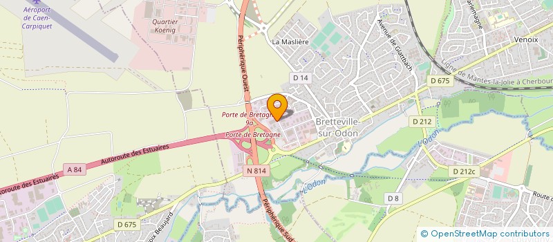 localisation de l'entreprise SARL OUEST CONFORT CONSEIL à BRETTEVILLE-SUR-ODON