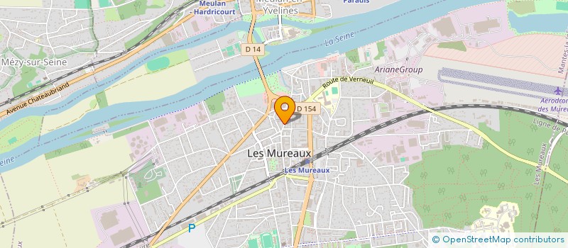 localisation de l'entreprise SARL OUEST CONSTRUCTION à LES MUREAUX