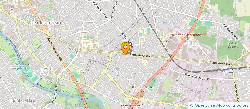 localisation de l'entreprise SARL OUEST EQUIPEMENT MICRO  VERTOU