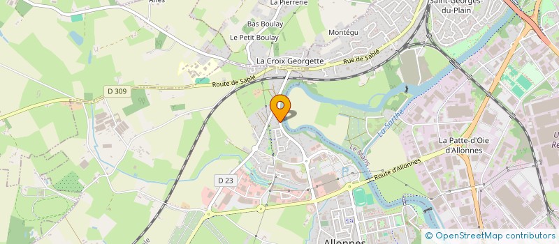 localisation de l'entreprise SARL OUEST ETANCHEITE à ALLONNES