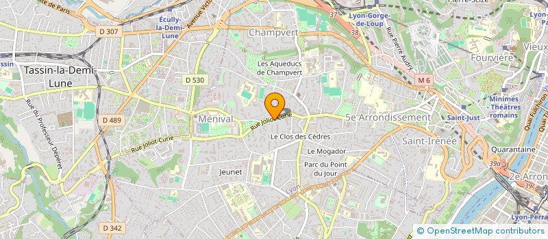 localisation de l'entreprise SARL OUEST IMMOBILIER à LYON