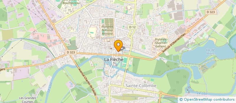 localisation de l'entreprise SARL OUEST INGENIERIE VRD à LA FLECHE