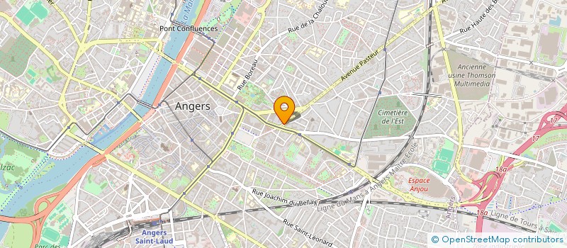 localisation de l'entreprise SARL OUEST SECURITE SERVICE à ANGERS