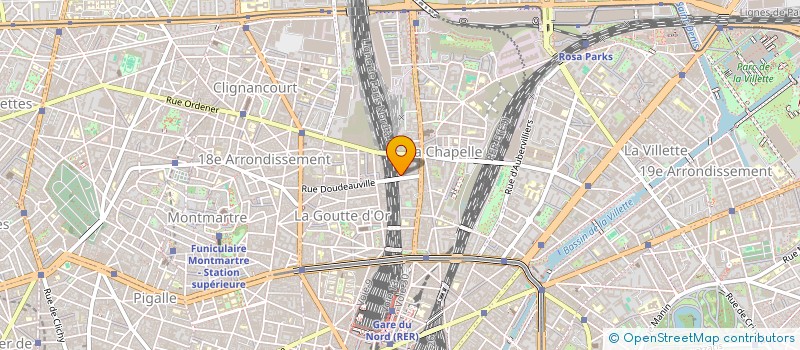 localisation de l'entreprise SARL OURAGAN  PARIS