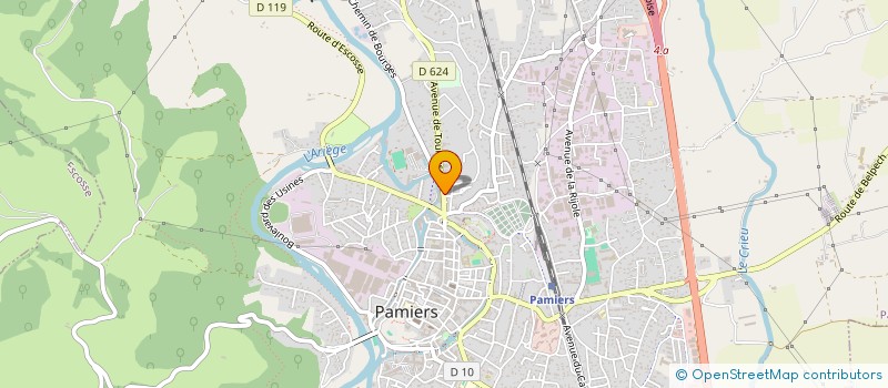 localisation de l'entreprise SARL OURGAUG à PAMIERS