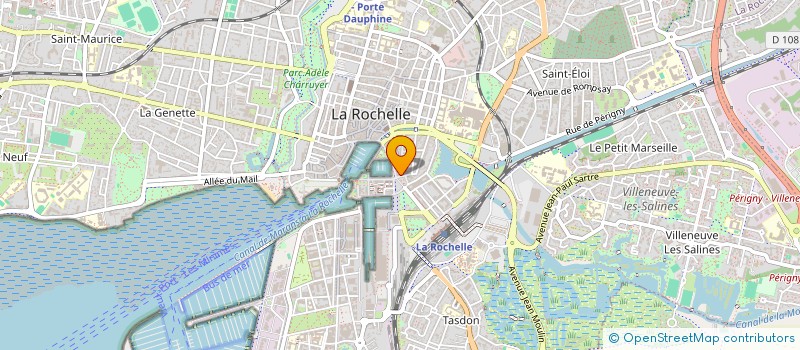 localisation de l'entreprise SARL OUVRARD  LA ROCHELLE