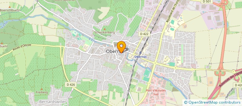 localisation de l'entreprise SARL OWS à OBERNAI