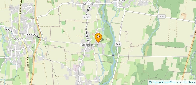 localisation de l'entreprise SARL OXYGENE  SARNIGUET