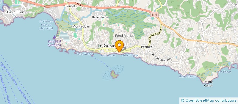 localisation de l'entreprise SARL OXYGENE PLUS à LE GOSIER