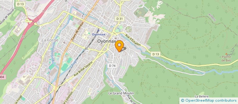 localisation de l'entreprise SARL OYOZING à OYONNAX
