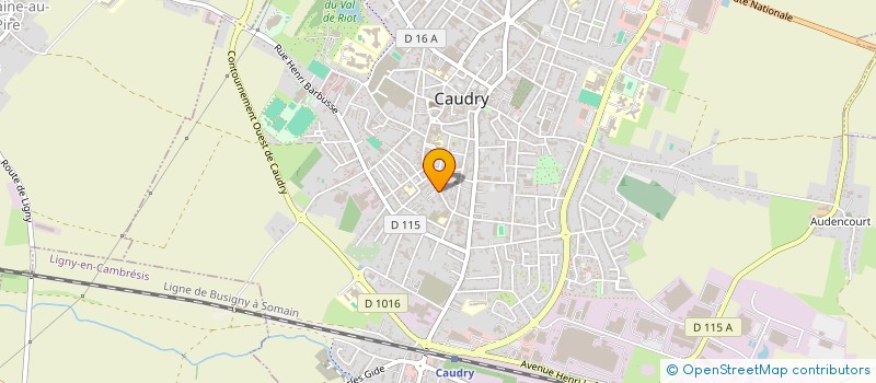 localisation de l'entreprise SARL OZ BATIMENT  CAUDRY
