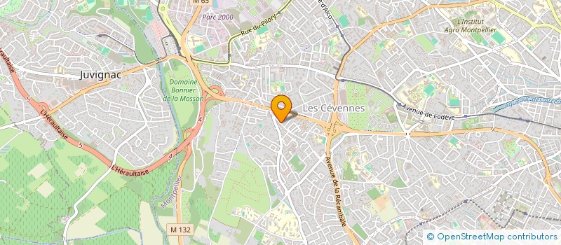 localisation de l'entreprise SARL OZ GAN à MONTPELLIER
