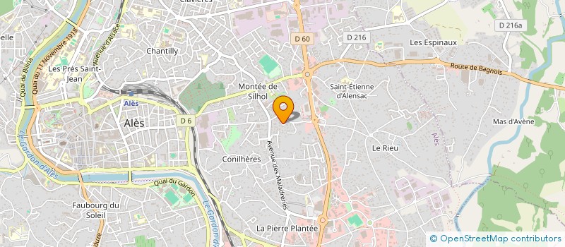 localisation de l'entreprise SARL OZDEMIR.H à ALES