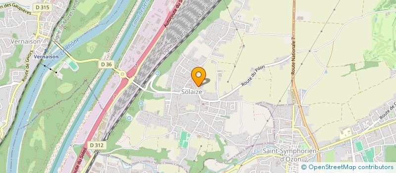 localisation de l'entreprise SARL OZEA à VILLETTE-DE-VIENNE