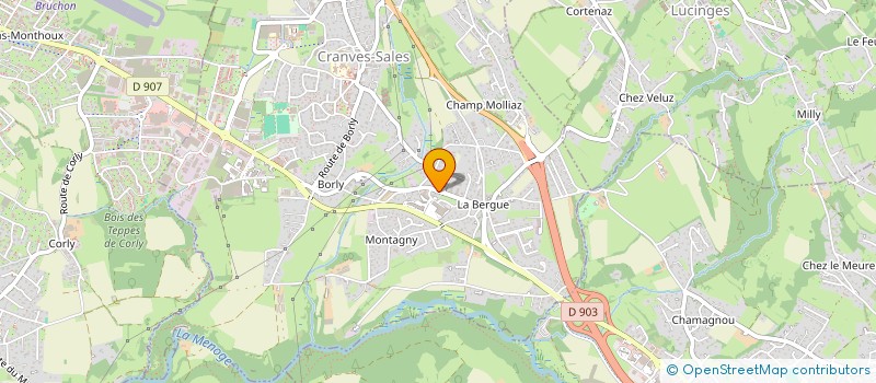 localisation de l'entreprise SARL OZKAN à CRANVES-SALES
