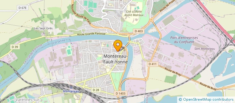 localisation de l'entreprise SARL OZKAX  MONTEREAU-FAULT-YONNE