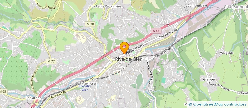 localisation de l'entreprise SARL P.A à RIVE-DE-GIER