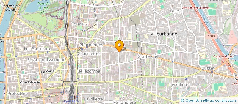 localisation de l'entreprise SARL P.A.C.A. à VILLEURBANNE