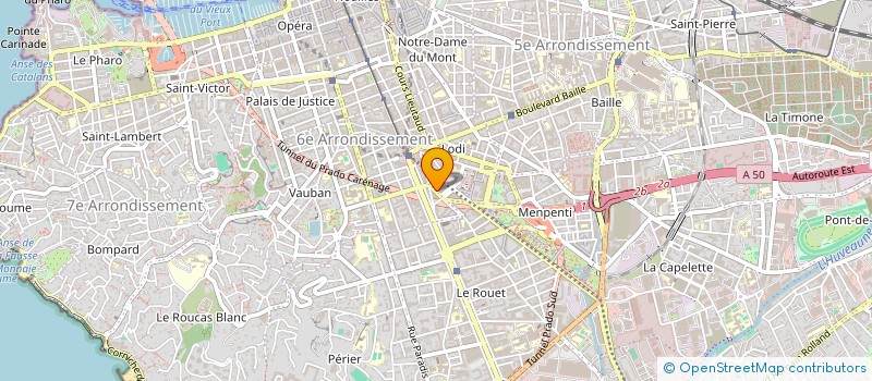 localisation de l'entreprise SARL P C T M à MARSEILLE