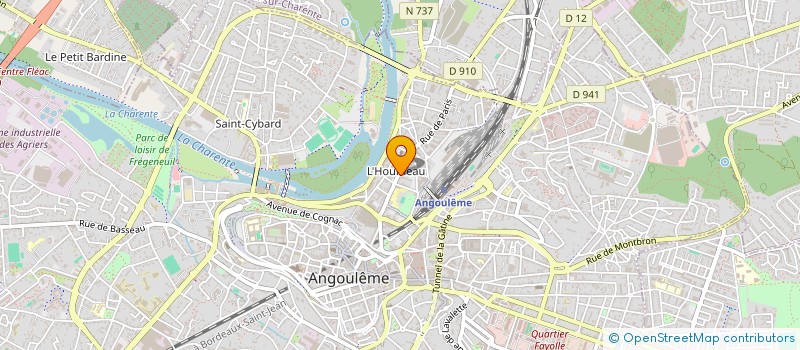 localisation de l'entreprise SARL P E R E Z à ANGOULEME