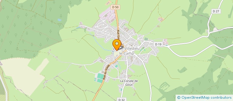 localisation de l'entreprise SARL P.F. MONTEIRO à VERCEL-VILLEDIEU-LE-CAMP