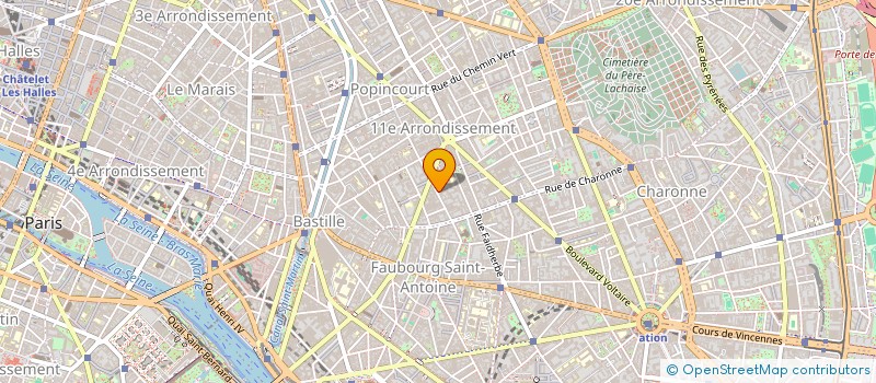 localisation de l'entreprise SARL P F R  PARIS