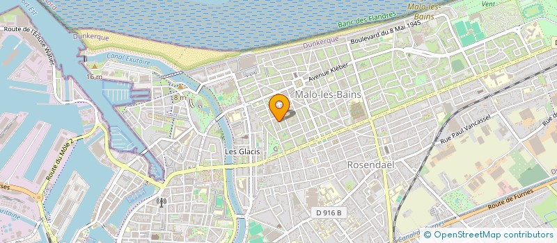 localisation de l'entreprise SARL P I B à DUNKERQUE