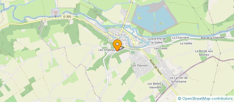 localisation de l'entreprise SARL P.LEMARCHAND à LA CHARTRE-SUR-LE-LOIR