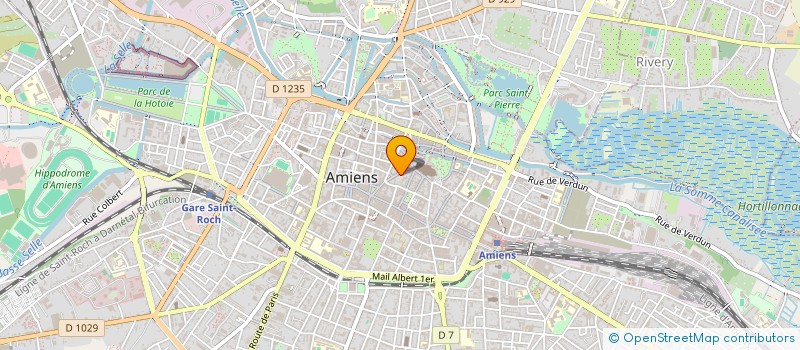 localisation de l'entreprise SARL P & M à AMIENS