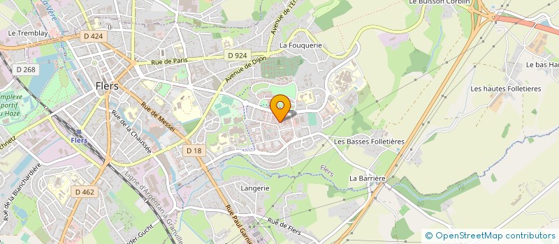 localisation de l'entreprise SARL P M C à FLERS