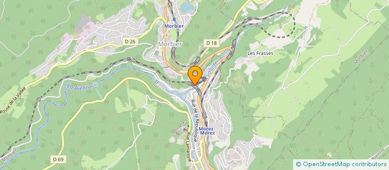 localisation de l'entreprise SARL P M V à HAUTS DE BIENNE