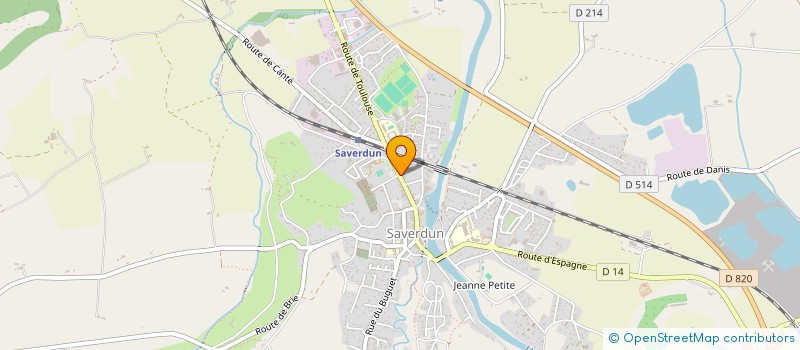 localisation de l'entreprise SARL P.N.S à SAVERDUN