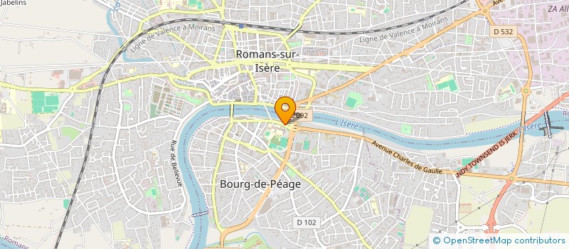 localisation de l'entreprise SARL P.N.V. à BOURG-DE-PEAGE