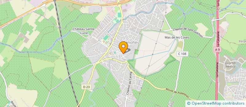 localisation de l'entreprise SARL P & R  CANOHES