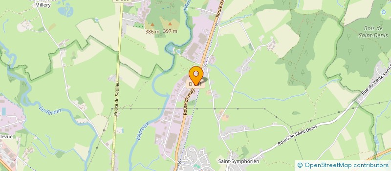 localisation de l'entreprise SARL P.RIGOLLOT  AUTUN