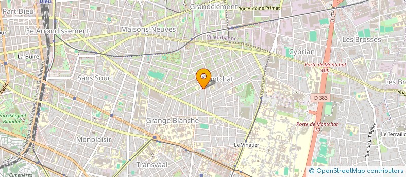 localisation de l'entreprise SARL P S à LYON