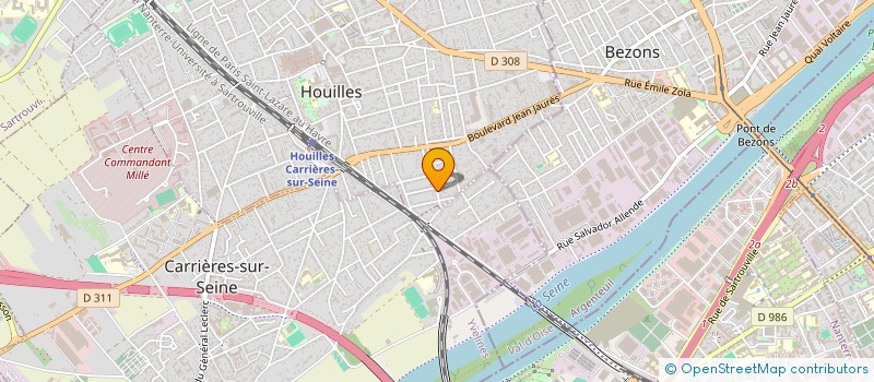 localisation de l'entreprise SARL P.S.K. à HOUILLES