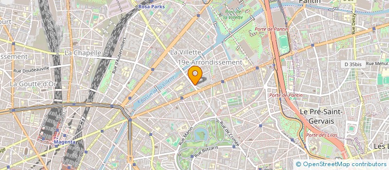 localisation de l'entreprise SARL P.S.K LA BAMAKOISE  PARIS