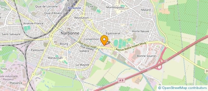 localisation de l'entreprise SARL P S N  NARBONNE