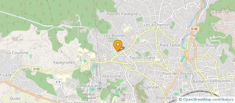 localisation de l'entreprise SARL P Y à TOULON