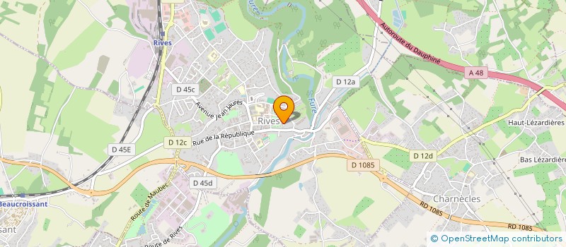 localisation de l'entreprise SARL P2C  RIVES