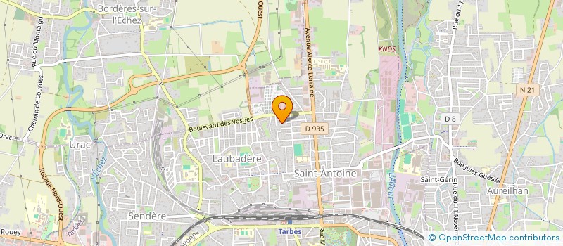 localisation de l'entreprise SARL PAC à TARBES