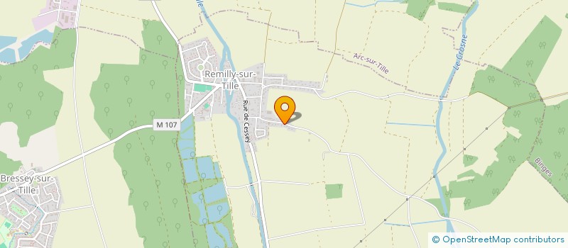 localisation de l'entreprise SARL PAC-ELEC  REMILLY-SUR-TILLE