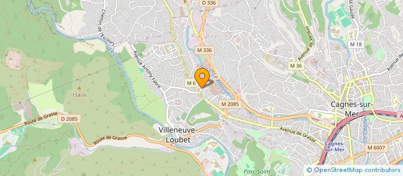localisation de l'entreprise SARL PACA RENOV à CAGNES-SUR-MER