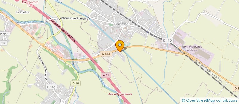 localisation de l'entreprise SARL PACART à BAZIEGE